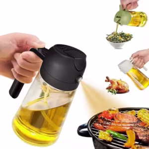 2 in 1 Oil Sprayer and Oil Dispenser Bottle